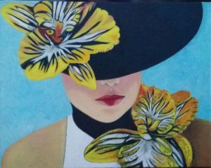 Voir le détail de cette oeuvre: Femme aux fleurs jaune